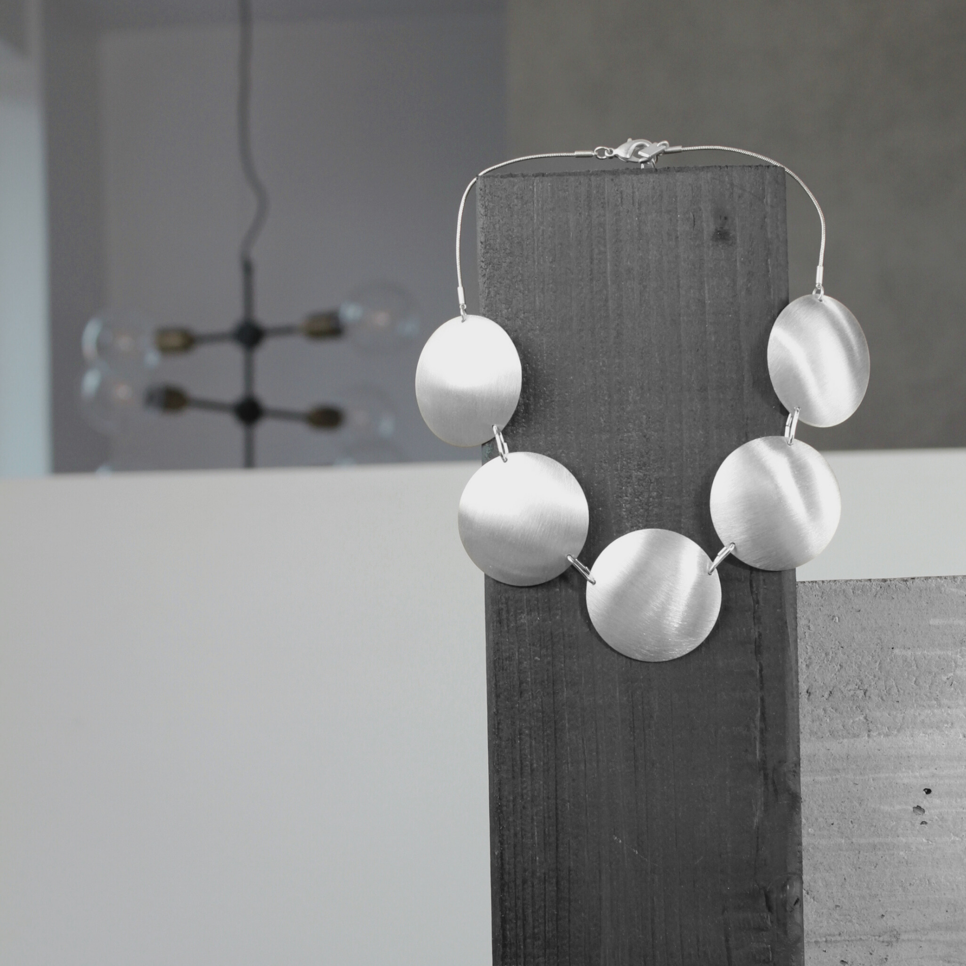Alaya IN:STORE Short Orbit Necklace Silver Plating, DNSK Copenhagen