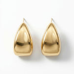 Courage Waterproof 3D Mirror Statement Earring 18K Gold Plating Plating - DANSK Copenhagen