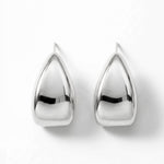 Courage Waterproof 3D Mirror Statement Earring Silver Plating - DANSK Copenhagen