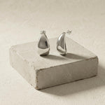 Courage Waterproof 3D Mirror Statement Earring Silver Plating - DANSK Copenhagen