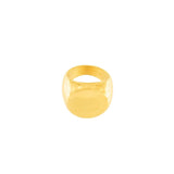 Courage Waterproof Chunky Signet Statement Ring 18K Gold Plating - DANSK Copenhagen