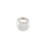 Courage Waterproof Chunky Signet Statement Ring Silver Plating - DANSK Copenhagen