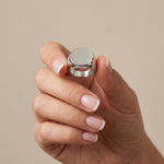 Courage Waterproof Chunky Signet Statement Ring Silver Plating - DANSK Copenhagen