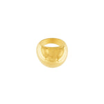 Courage Waterproof Chunky Sphere Statement Ring 18K Gold Plating - DANSK Copenhagen
