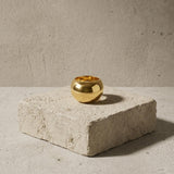 Courage Waterproof Chunky Sphere Statement Ring 18K Gold Plating - DANSK Copenhagen