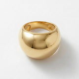 Courage Waterproof Chunky Sphere Statement Ring 18K Gold Plating - DANSK Copenhagen