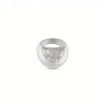Courage Waterproof Chunky Sphere Statement Ring Silver Plating - DANSK Copenhagen