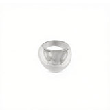 Courage Waterproof Chunky Sphere Statement Ring Silver Plating - DANSK Copenhagen