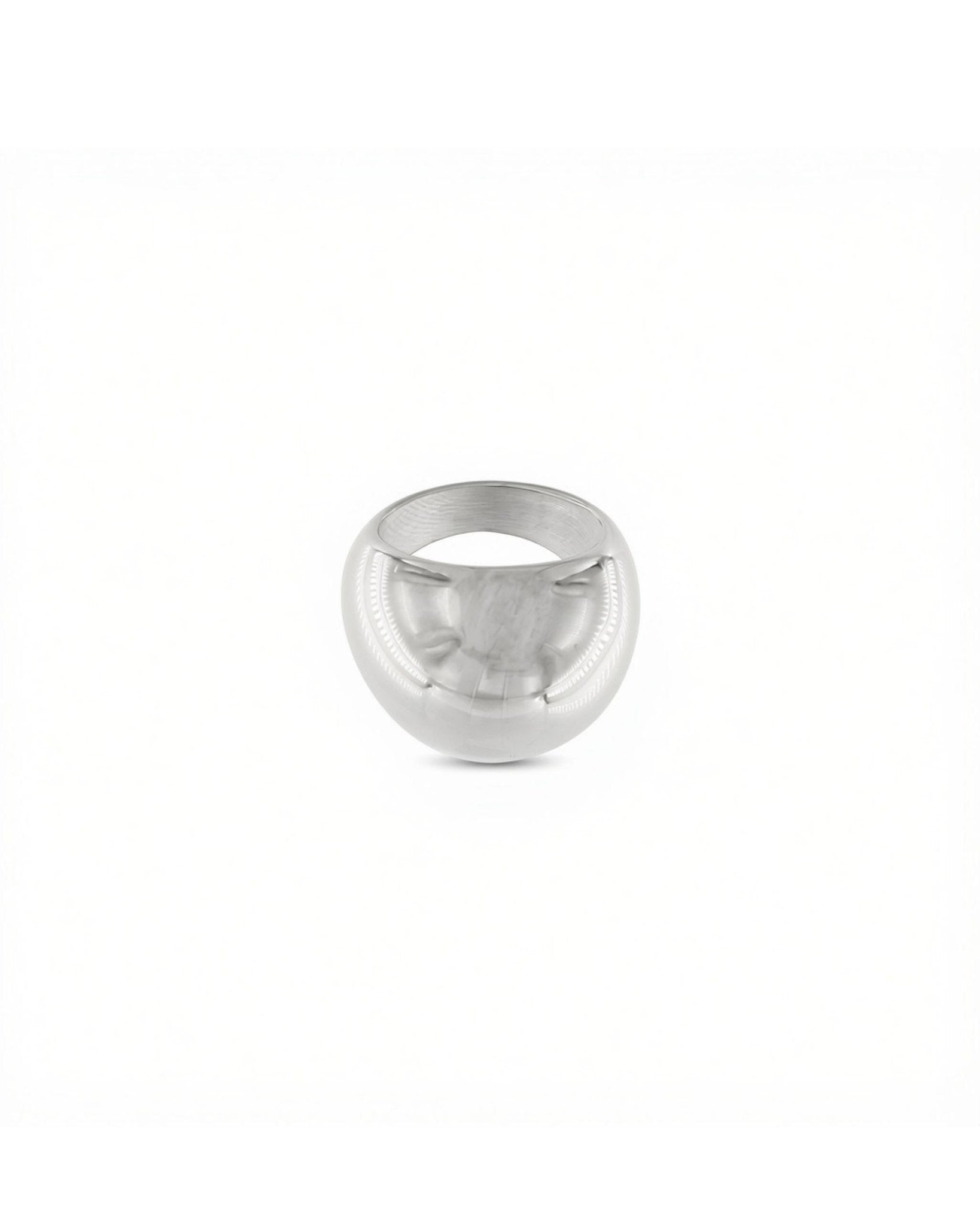 Courage Waterproof Chunky Sphere Statement Ring Silver Plating - DANSK Copenhagen
