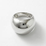 Courage Waterproof Chunky Sphere Statement Ring Silver Plating - DANSK Copenhagen