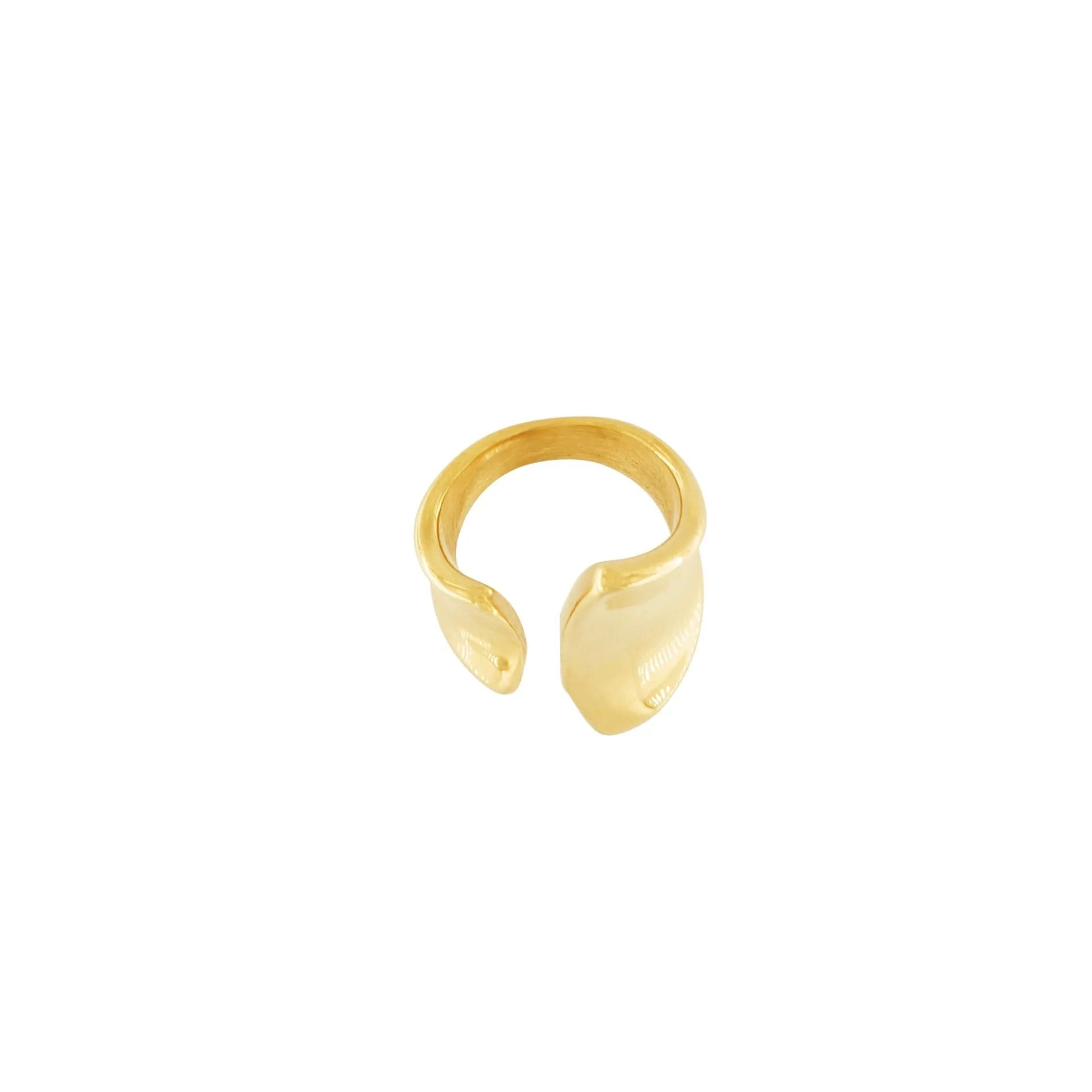 Courage Waterproof Impression Statement Ring 18K Gold Plating - DANSK Copenhagen