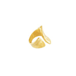 Courage Waterproof Impression Statement Ring 18K Gold Plating - DANSK Copenhagen