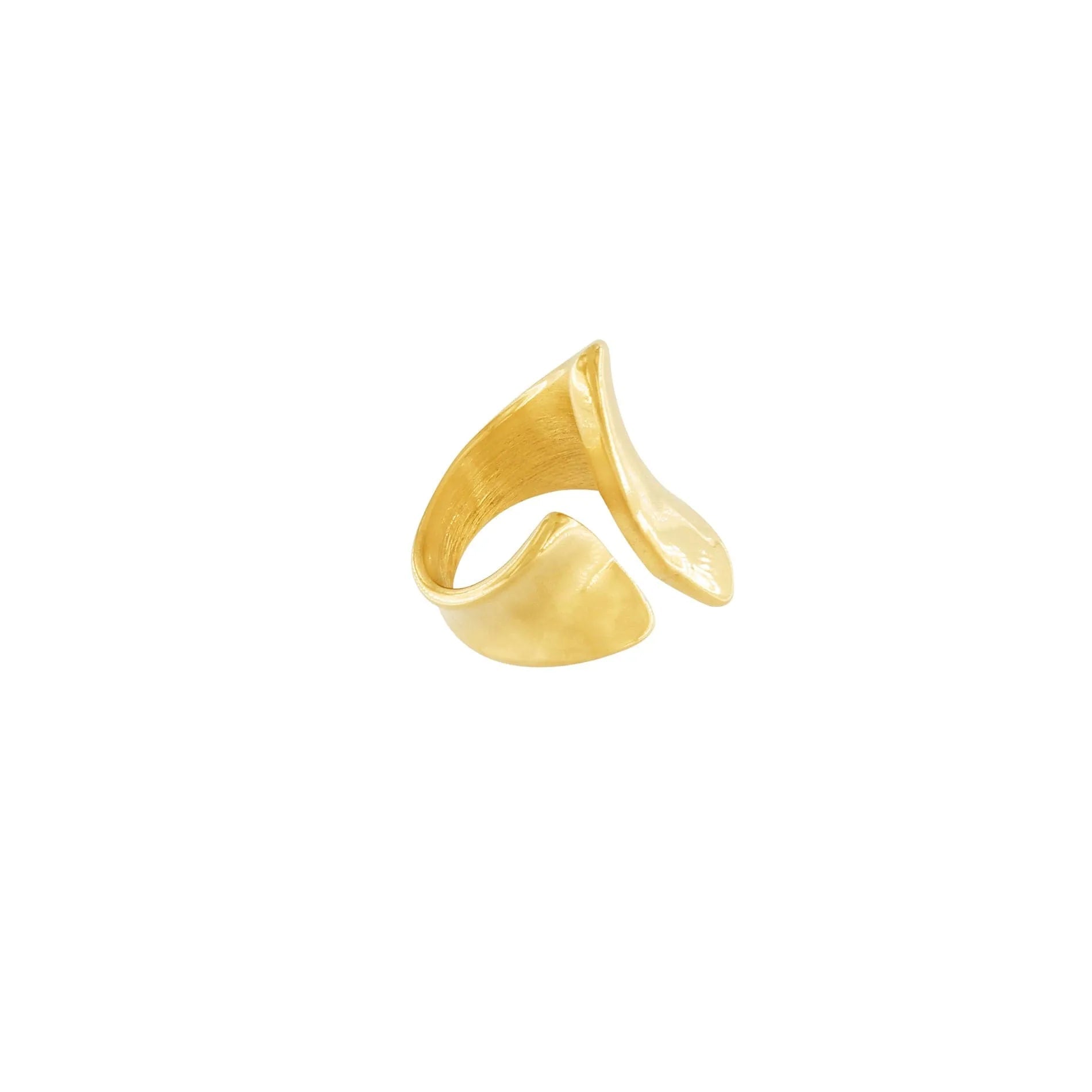Courage Waterproof Impression Statement Ring 18K Gold Plating - DANSK Copenhagen