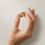 Courage Waterproof Impression Statement Ring 18K Gold Plating - DANSK Copenhagen