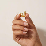 Courage Waterproof Impression Statement Ring 18K Gold Plating - DANSK Copenhagen
