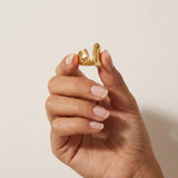 Courage Waterproof Impression Statement Ring 18K Gold Plating - DANSK Copenhagen