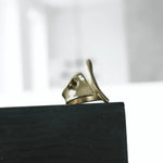 Courage Waterproof Impression Statement Ring 18K Gold Plating - DANSK Copenhagen