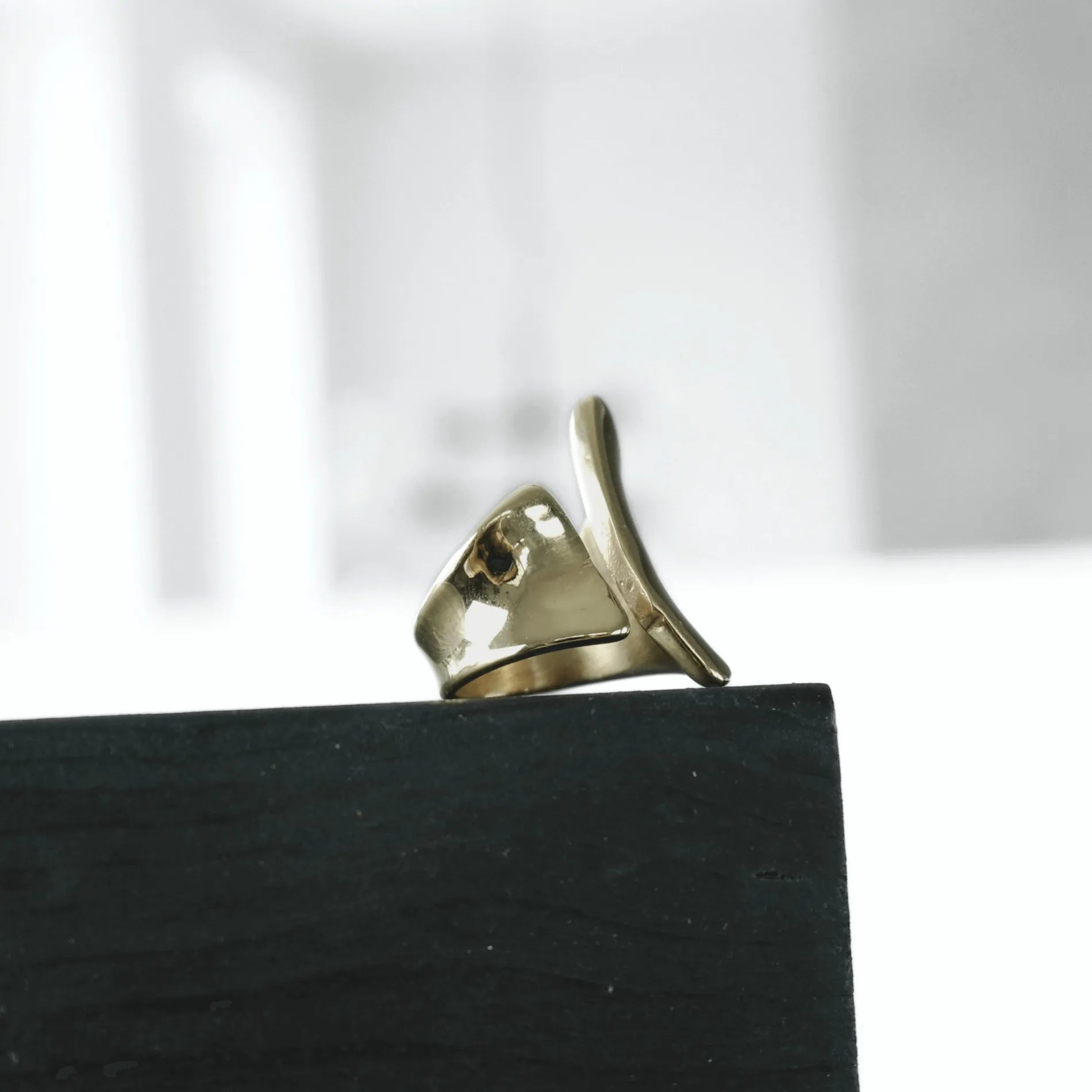 Courage Waterproof Impression Statement Ring 18K Gold Plating - DANSK Copenhagen