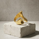 Courage Waterproof Impression Statement Ring 18K Gold Plating - DANSK Copenhagen