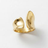 Courage Waterproof Impression Statement Ring 18K Gold Plating - DANSK Copenhagen