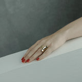 Courage Waterproof Impression Statement Ring 18K Gold Plating - DANSK Copenhagen