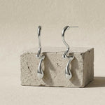 Courage Waterproof Long Statement Lucky Earring Silver Plating - DANSK Copenhagen