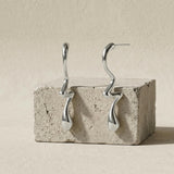 Courage Waterproof Long Statement Lucky Earring Silver Plating - DANSK Copenhagen