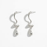 Courage Waterproof Long Statement Lucky Earring Silver Plating - DANSK Copenhagen