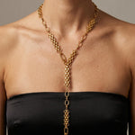 Courage Waterproof Multi 2in1 Crochet Necklace 18K Gold Plating - DANSK Copenhagen