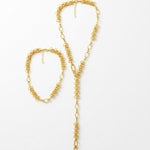 Courage Waterproof Multi 2in1 Crochet Necklace 18K Gold Plating - DANSK Copenhagen