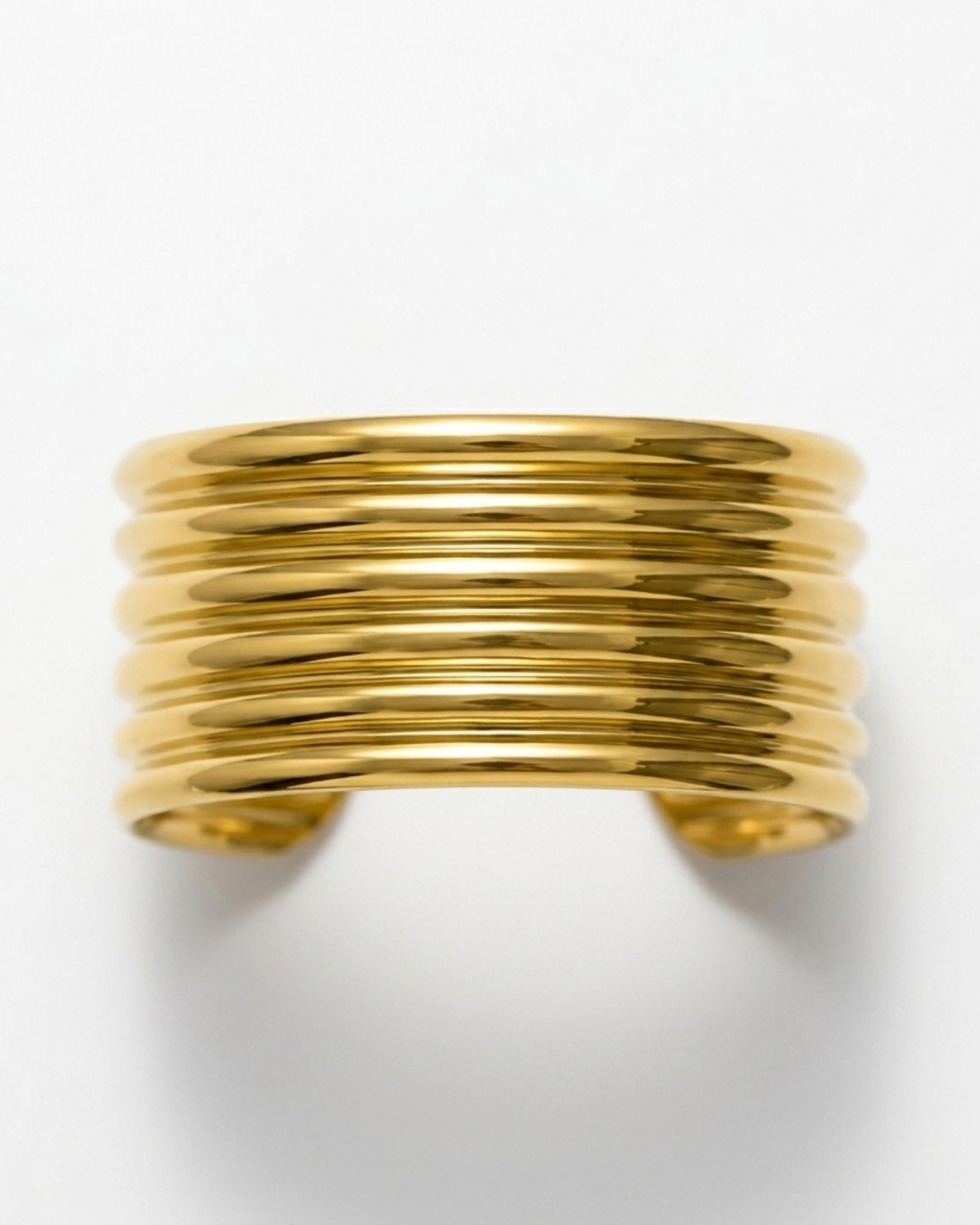 Courage Waterproof Multi Row Cuff Bracelet 18K Gold Plating Plating - DANSK Copenhagen