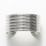 Courage Waterproof Multi Row Cuff Bracelet Silver Plating - DANSK Copenhagen