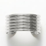 Courage Waterproof Multi Row Cuff Bracelet Silver Plating - DANSK Copenhagen