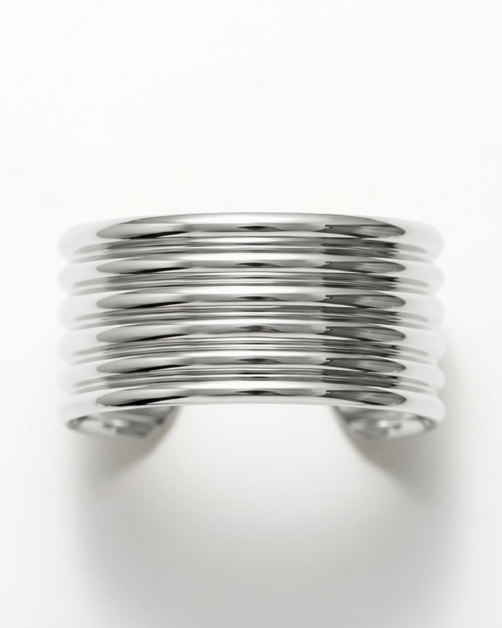 Courage Waterproof Multi Row Cuff Bracelet Silver Plating - DANSK Copenhagen