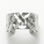 Courage Waterproof Organic Statement Cuff Bracelet Silver Plating - DANSK Copenhagen