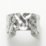 Courage Waterproof Organic Statement Cuff Bracelet Silver Plating - DANSK Copenhagen