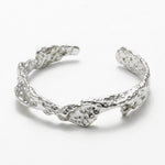 Courage Waterproof Organic Statement Cuff Silver Plating - DANSK Copenhagen