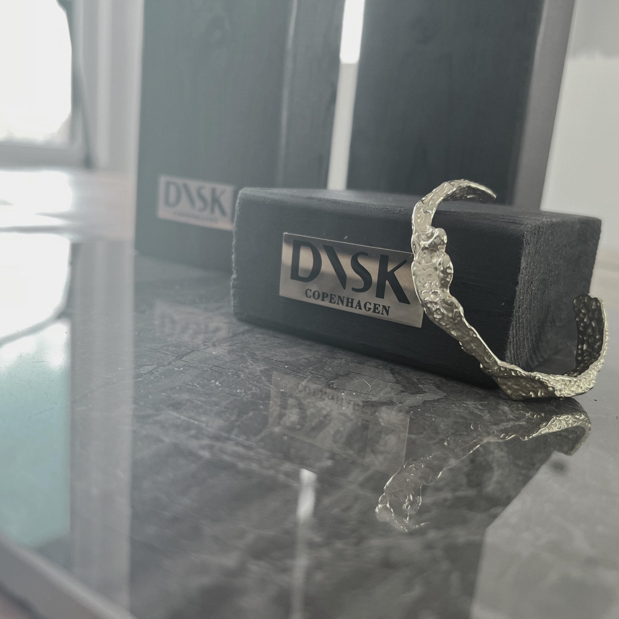 Courage Waterproof Organic Statement Cuff Silver Plating - DANSK Copenhagen