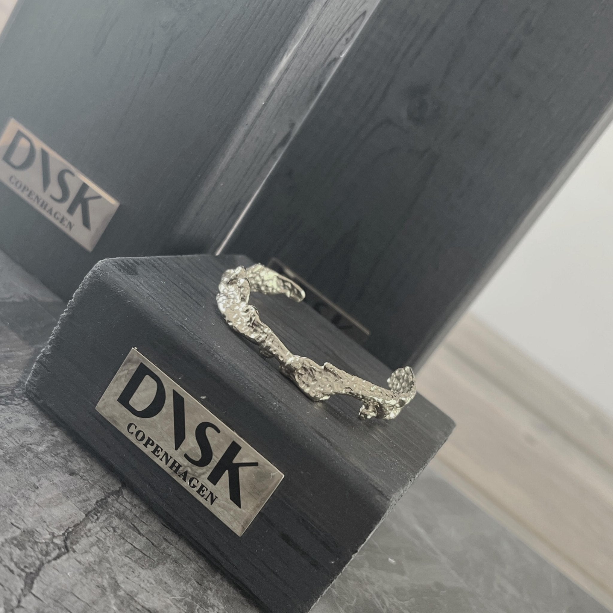 Courage Waterproof Organic Statement Cuff Silver Plating - DANSK Copenhagen