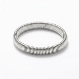 Courage Waterproof Semi Elastic Bracelet Silver Plating - DANSK Copenhagen