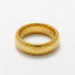 Courage Waterproof Semi Elastic Statement Bracelet 18K Gold Plating - DANSK Copenhagen