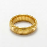 Courage Waterproof Semi Elastic Statement Bracelet 18K Gold Plating - DANSK Copenhagen