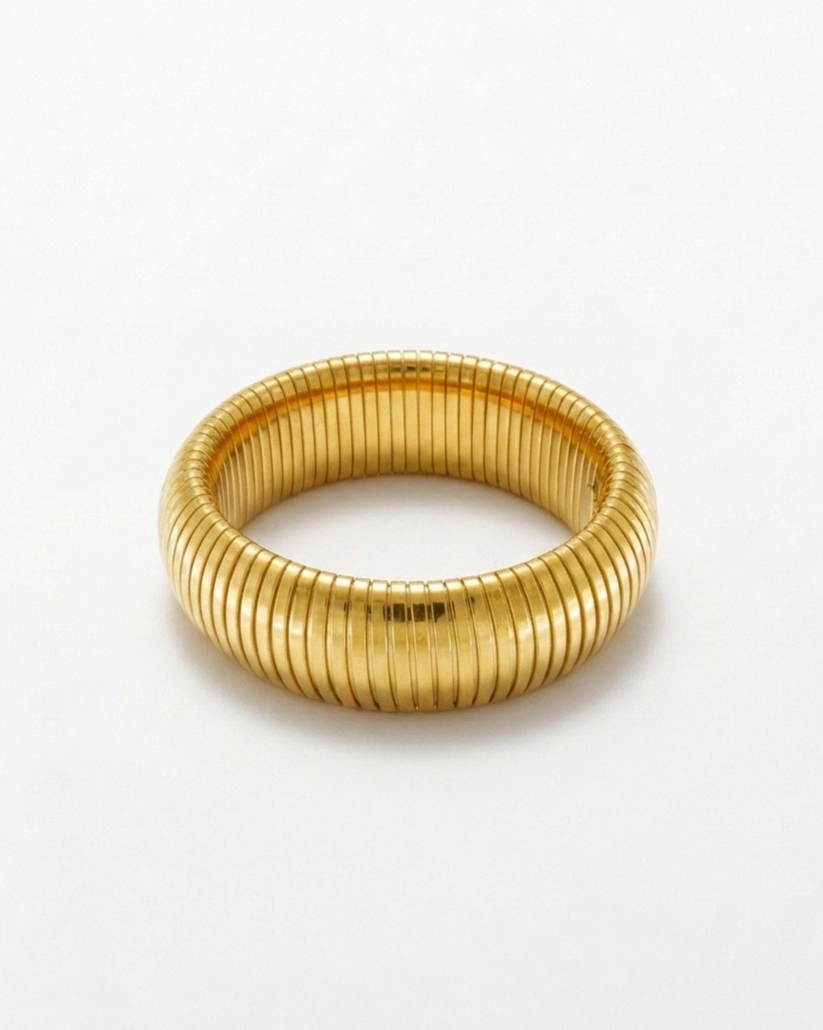 Courage Waterproof Semi Elastic Statement Bracelet 18K Gold Plating - DANSK Copenhagen
