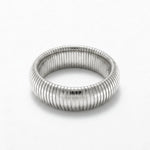 Courage Waterproof Semi Elastic Statement Bracelet Silver Plating - DANSK Copenhagen