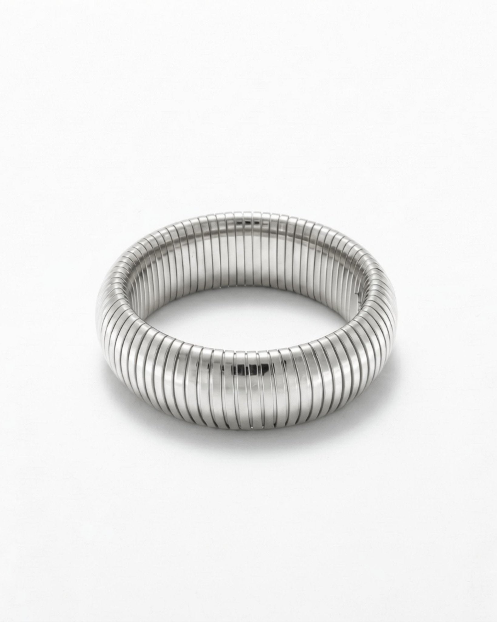 Courage Waterproof Semi Elastic Statement Bracelet Silver Plating - DANSK Copenhagen