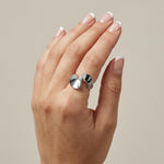 Courage Waterproof Single Twist Statement Ring Silver Plating - DANSK Copenhagen