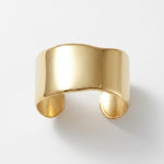 Courage Waterproof Statement Curve Cuff Bracelet 18K Gold Plating Plating - DANSK Copenhagen