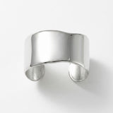 Courage Waterproof Statement Curve Cuff Bracelet Silver Plating - DANSK Copenhagen