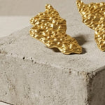 Courage Waterproof Triangle Statement Earring 18K Gold Plating - DANSK Copenhagen