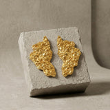 Courage Waterproof Triangle Statement Earring 18K Gold Plating - DANSK Copenhagen